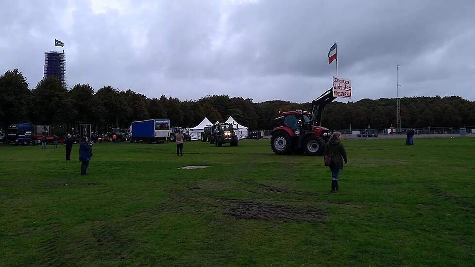 Trekkers voor boeren protest op Malieveld in Den Haag #agractie #boerenprotest #trotsopdeboer