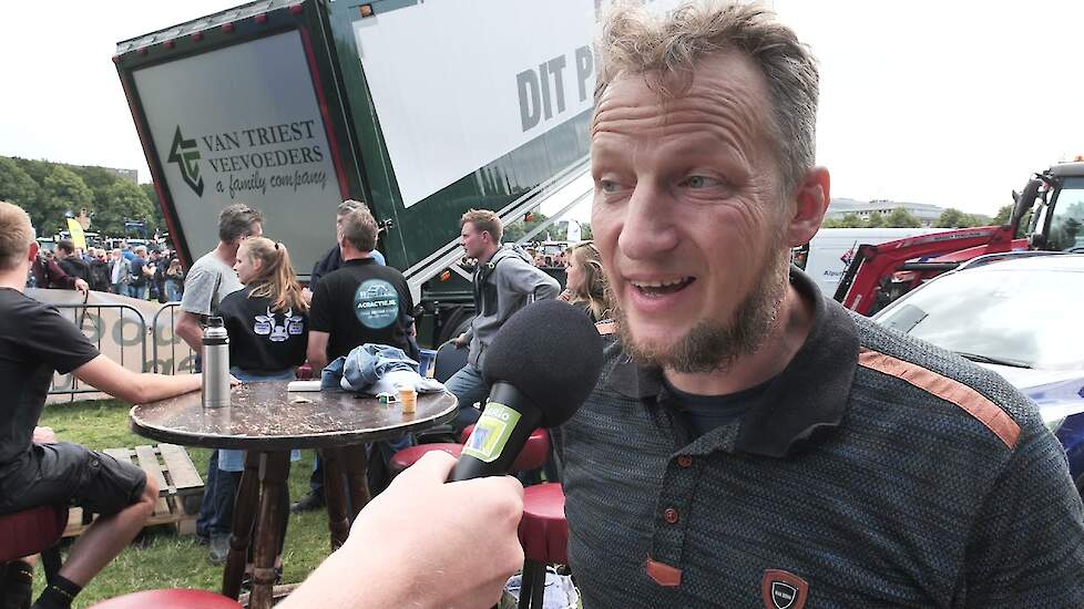 Bart Kemp van Agractie over 'zijn' boerenprotest in Den Haag