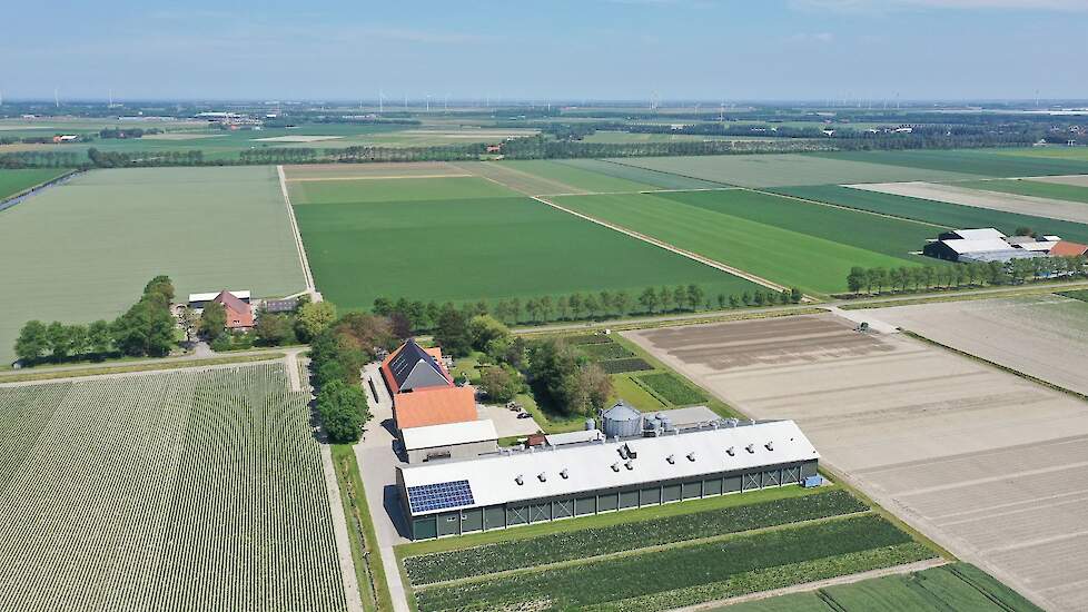 De omgeving van Slootdorp (NH) vanuit de lucht.