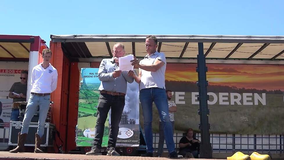 John Spithoven: „Boeren houd vol. De overwinning is nabij!”- Boerenprotest in Stroe 22 juni 2022
