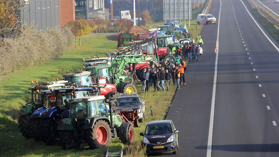 Een willekeurige trekkeractie elders in het land.