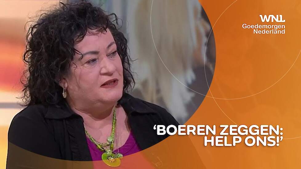 BBB-leider Caroline van der Plas: 'Wanhoop bij Nederlandse boeren nog heel groot'