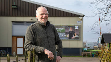 Jan Ham voor de boerderijwinkel van de Elisabeth Hoeve.