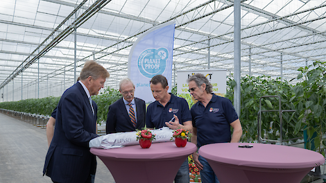 Koning Willem-Alexander besteedt aandacht aan innovatieve landbouw