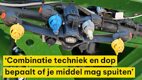 Innoveren in spuittechniek om middelen daar te krijgen waar ze het meeste effect hebben