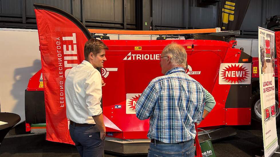 Ruimte voor gesprek met potentiële klanten.