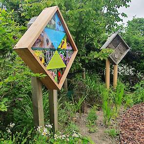 De bijentuin van Hoeve Kazan in Nieuwveen (ZH).